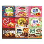 청우 대용량 과자 5 5 총10개 그랑쉘 플랑 쫀득초코칩 찰떡쿠키 브루느와