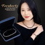 에코엔조이 테라헤르츠 크리스탈컷 금볼 팔찌 라운드팔찌 금볼2개 15