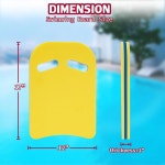 이궈 2PCS 성인 용 수영 킥보드 킥보드 수영장 오픈워터 훈련 보조 도구 EVA 소재 BlueRed YellowBlue