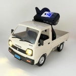 WPL RC 카 1 10 스케일 케이 트럭 스즈키 드트 D14 원격 제어 4x4 오프 로드 캐리 RTR 2 4GHz 비례 스로틀 스티어링 280 모터 4WD 취미... 