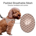 플루투스 펫 노 풀 도그 하네스 통기성 메쉬 패딩 조절 가능한 반사 탈출 방지 소형 중형 대형견 M 용 퀵 핏 조끼 하네스