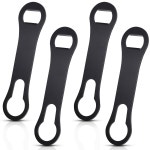 리메리 4개 병따개 부은 스파우트 리무버 플랫 바 키 스테인리스 스틸 스피드 오프너 와인 병용 더블 엔드 맥주 바텐더 키친 4