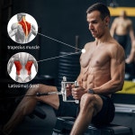 파워 가이던스 삼두근 풀다운 부착물 홈 헬스장용 케이블 기계 액세서리 선반 무게 피트니스