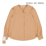 에꼴드파리 패턴 카라배색 블라우스 CB29WBC032Z