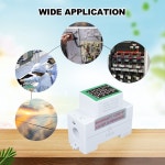 AC 100A 디지털 전력 에너지 미터 Din 레일 LCD 디스플레이 전류계 전압계 Kwh 모니터 전기 50-300V