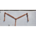 승마용 프리미엄 가죽 웨스턴 가슴 칼라 조절 가능하고 로핑 목장 작업을 위한 내구성 안장 스트랩