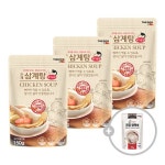 비타크래프트 수제건강 삼계탕 150g 3p 원조 간편 닭백숙 100g 1p