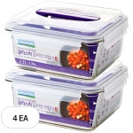 삼광글라스 글라스락 글라스락 김치 맛 지킴이 밀폐용기 6세트 2 7L