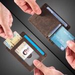 트래블람보 슬림 지갑 앞주머니 미니멀리스트 가죽 RFID 중형 사이즈 Pebble
