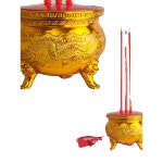 전기향로 불상 램프 제수용 삼족 명상 향로 삼지향 장식 LED 액세서리 향로전용 불교 삼지향 A타입 향로전용 액세서리 제사 삼지향 액세서리... 