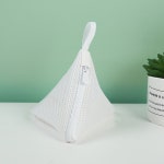 미니 소형 삼각 세탁망 인형 양말 머리끈 손 발 싸개 세탁