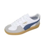 푸마 매장정품 푸마 슈즈푸마 PUMA 팔레르모 레더 공용 스니커즈 운동화 화이트블루 39646414 1084405