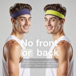 브레이린 남성용 헤드밴드 3팩 스웨트밴드 달리기 사이클링 농구 피트니스 운동 남녀 공용 헤드밴드 1 01 Dark Gra