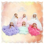 보석의 여신 모아 공주인형 M고급 여아 선물 프린세스 미미 미니 키링 고리 귀여운 악세사리 1개