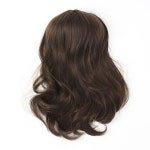 브라운 내추럴 여신 웨이브 긴머리 가발 여자 통가발