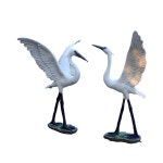 백로 조형물 조각상 녹지 정원 두루미 데코 연못 행운 공원 수지 A형 높이 모형 5종