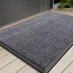 문짝 매트 입구 호텔용 야외 실내 러그 무거운 짐 작업 웰컴 도어 미끄럼 방지 세탁 1