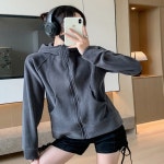 플리스 기모 후드 여성 집업 간절기 트레이닝복 4색