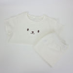 영유아 아기 꿈돌이 실내복 상하세트 밤부에어매쉬면 봄여름 백아이보리