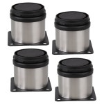 4PCS 스테인레스 스틸 두꺼운 조절 가구 다리 테이블 소파 캐비닛 피트 50X50MM