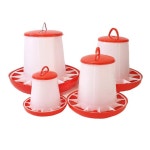 닭 병아리 사료 모이 통 3kg 물 먹이 오리 급수 급식기 자동 밥주기 물주기 급수기 사육 키우기