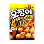 불닭오징어땅콩 90g 1개 불닭오징어땅콩 불닭 오징어 땅콩 견과류 안주 간식 과자 불닭맛 오징어땅콩