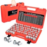 GOMJET 180 PC JIC ORFS 마스터 산업용 유압 캡 플러그 호스 튜브 파이프 피팅 키트 정밀 나사산 ORFS 37 대시 크기 4 6 8 10 12 16