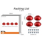 DJI Avata 2용 모터 커버 4Pcs 알루미늄 합금 방진 방수 보호 커버 캡 2 드론 액세서리용