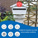 우편함 드라이브웨이 터널 우편 자동차 트레일러 반사판에 사용되는 스테인리스 스틸 나사가 12pcs 안전 반사판 원형 3 Rectangle