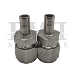 Swagelok Reducer 1 2 Tube OD x 3 8 Lot of 2 SS-810-R-6