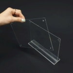 스탠드 A5 투명포스터거치대 아크릴 T자형 꽂이 POP