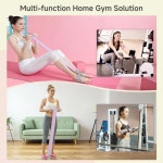 손잡이 패브릭 저항 밴드 파운드 전신 운동 근력 근육 훈련 미끄럼 방지 탄성 다리 팔 1