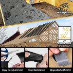 1-5 8 x 50 내후성 부틸 조이스트 테이프 목재 데크 빔 지붕용 접착 데크 점멸 테이프 1-5 8