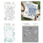 생일 부케 투명 스탬프 금속 절단 다이 스텐실 스크랩북 수공예 카드 공예 템플릿 장식 1 stamps H3108