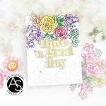 생일 부케 투명 스탬프 금속 절단 다이 스텐실 스크랩북 수공예 카드 공예 템플릿 장식 1 stamps H3108