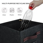 주방용 롤하이트 재활용 쓰레기통 - 뚜껑이 실내 쓰레기통 13갤런 13 Gallon