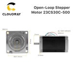 Cloudray-Nema23 스테퍼 모터 2 상 300Ncm 5A 4 리드 케이블 3D 프린터 CNC 조각 밀링 머신