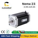Cloudray-Nema23 스테퍼 모터 2 상 300Ncm 5A 4 리드 케이블 3D 프린터 CNC 조각 밀링 머신