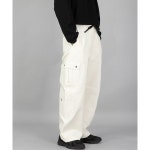 SAINTCREW 더블카고 스트링 조거팬츠 크림 166851 DCJ-338