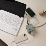 지클릭커 지클릭커 큐브 고용량 USB 출력 멀티탭 1.5m