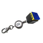 USUNQE 풀 초크 홀더 당구 포켓 큐 백 벨트 클립 접이식 키 링 스누커 액세서리