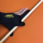 블랙 통기성 미끄럼 방지 탄성 손가락 당구 장갑 스누커 클럽 왼손 폴리에 적합 팩 1 2pcs