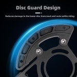 NELboNS 산악 자전거 체인 가이드 디스크 로터와 호환되는 싱글 컨테이너 MTB 32T-38T