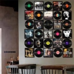 벽부착 레코드 벽장식 LP 인테리어 레코드판 빈티지 장식품 레트로 거실 소품 카페