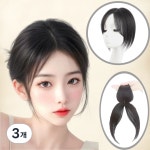 비와이 미르헤어 볼륨 사이드뱅 앞머리 가발 2개 자연