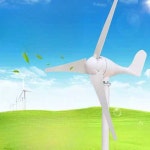 가정용 풍력발전기 소형 에너지 모델 블레이드 자가 주택 발전 껍데기 풍력 빈 1 100W