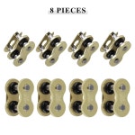 오토바이 더트 바이크 ATV 쿼드 8 팩을 위한 LOCOPOW 520 체인 마스터 O 링 커넥팅 헤비 듀티