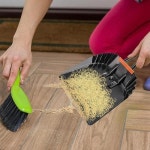 실내 벽난로 산업용 12 검정색 쓰레받기 2팩abkw