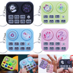 자광 디제잉 콘솔키링 가방고리1p 미니머신 뮤직불빛 LED멜로디 키홀더 열쇠고리 장난감게임놀이