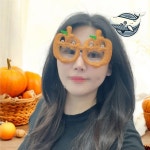 할로윈 파티 필수 아이템 호박 테마 안경 소품